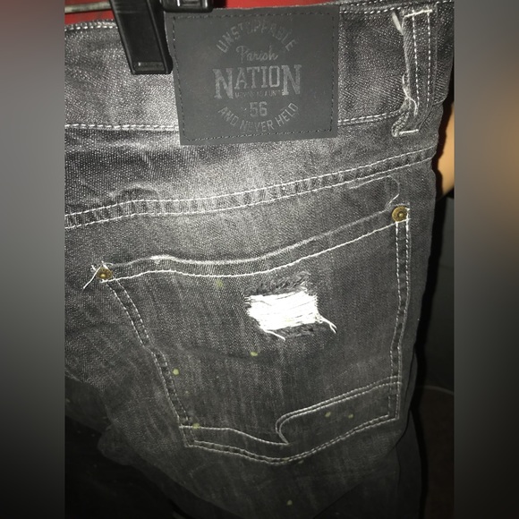 Parish Brand New With Tag Jeans Size 38” - Picture 6 of 6
